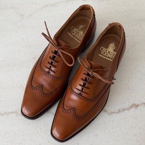 Crockett & Jones Drummond Men's Brown Leather Brogues